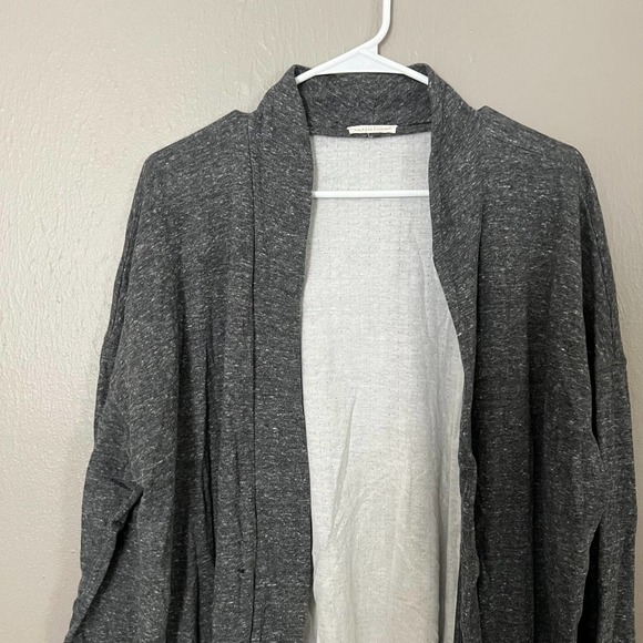 EILEEN FISHER Grey Open Front Cardigan Size Medium casual comfort everyday - Picture 2 of 5